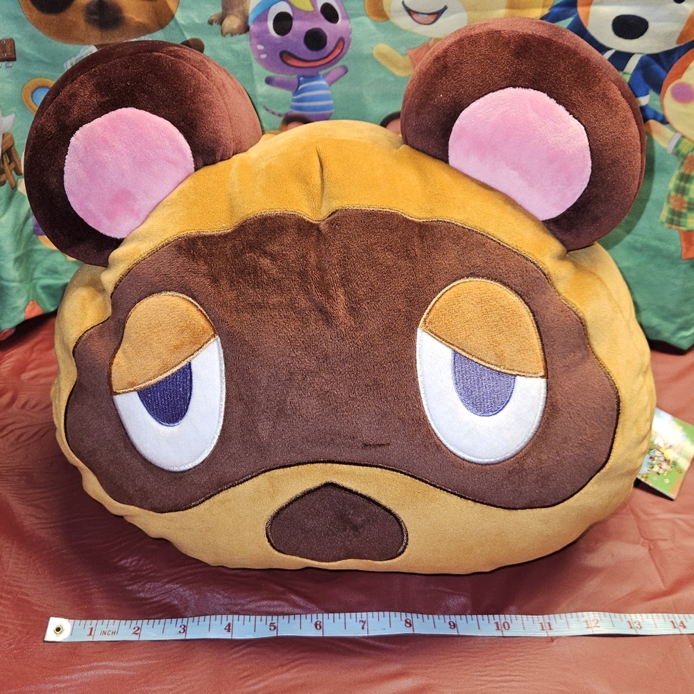 Animal Crossing New Horizon Tom Nook Pillow/Plushie Like New w/Tags